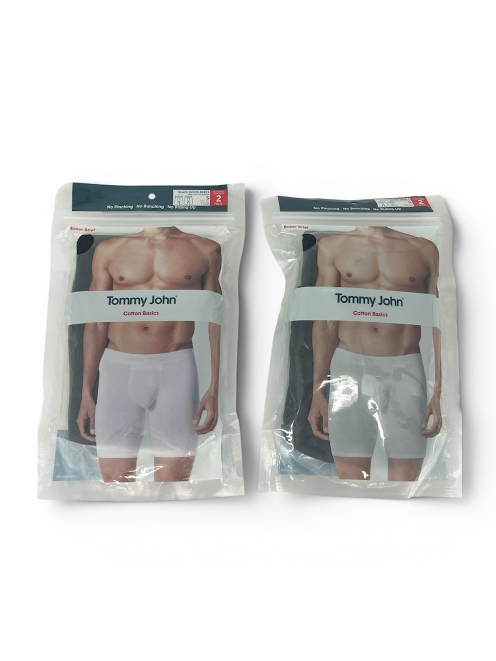 Tommy John Cotton Basics Boxer Briefs (4 pairs) Black
